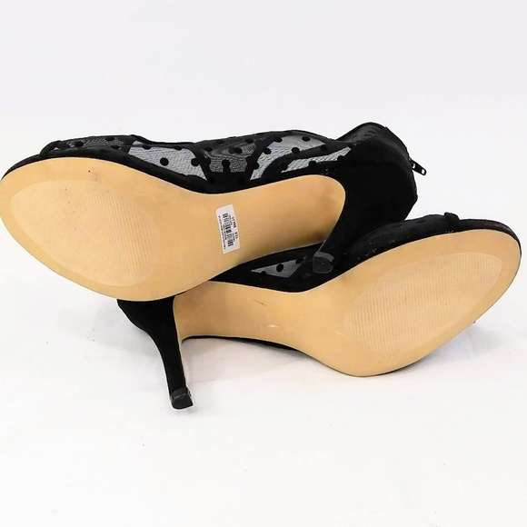 Torrid Polka Dot Mesh Women's 5" Heels Stilettos - Picture 7 of 8